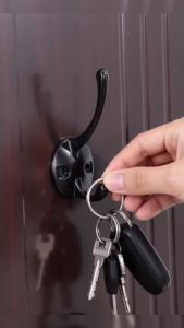 YoPo Wall-mounted Alloy Coat Hook Rust-proof For Hanging Clothes/Towels/Bags Easy To Install 1Pcs