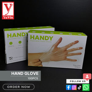 Disposable Multipurpose Plastic Gloves / Handy Disposable Gloves / Sarung Tangan Plastik Pakai Buang Teong Chuan