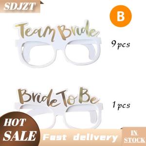 SDJZT Bachelorette bên giấy kính Rose Gold đội cô dâu trắng cô dâu được đám cưới