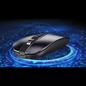 Dual Mode Wireless Bluetooth-Compatible Silent Mouse USB 2.4G 2400DPI Noiseless Mute Mouse Type-C Charging For PC Laptop Mice