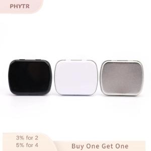 PHYTR HOT Survival Kit Small Empty Metal Black Flip Storage Box Case For Key Candy