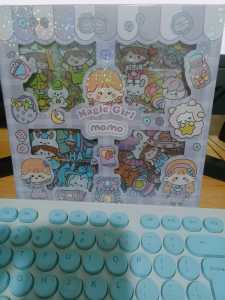 Sticker 3d 100 Lembar motif Sanrio stiker deco Mixue tumbler dkk