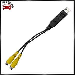 [Ueb Wholesale Mall]USB To CVBS Video Output Adapter 2 CVBS Output USB To RCA Cable 2W for Android Multimedia Player for Android TV Player