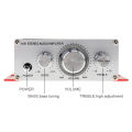 Mini Amplifier Speaker 2 Channel 20W Hi-Fi Stereo Amplifier. 