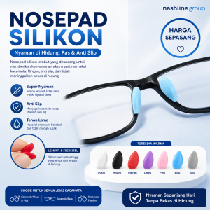 Nosepad kacamata  Push On Bantalan Hidung Bahan Silikon Anti Slip 1 Pasang - Nose pad kacamata
