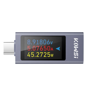 Diymore KWS-2301C đa chức năng màn hình hiển thị kỹ thuật số DC Đồng hồ điện áp và dòng điện đồng hồ đo điện Type-C Máy dò sạc điện thoại di động DC 4-30V 0-12a