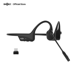 SHOKZ OpenComm 2 UC | Wireless Bone Conduction Headset USB-A or USB-C adapter [2-Year Warranty]
