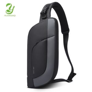 YILIONGDQI New Stylish Chest Bag Men Casual Waterproof Small Sling Bag Travel Anti theft Crossbody Bags