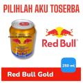 RED BULL GOLD Energy Drink 250 ml Kratingdaeng KALENG  ( HARGA 1 DUS isi 24 ). 