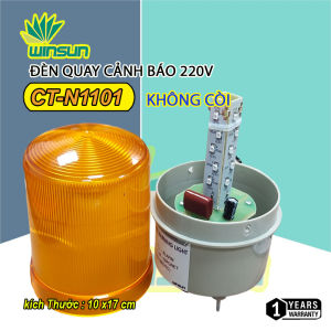 Đèn quay cảnh báo Đèn quay cảnh báo công trường & Đèn cảnh báo quay không còi 220V Winsun