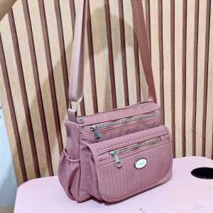 Tas Wanita 3 Ruang Asmonna Salur Motif Tas Selempang Terlaris