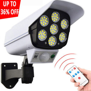 ไฟติดผนัง LED โซล่าเซลล์ รูปทรงกล้องวงจรปิด เป็นไฟโซล่าเซลล์รูปแบบใหม่ที่ให้ความสว่างเพียงเท่านั้น ไม่สามารถเบันทึกวีดีโอได้