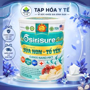 OSIRISURE GOLD LUXURY 900G – SỮA NON TỔ YẾN CANXI NANO MK7 BỔ SUNG DINH DƯỠNG MỖI NGÀY