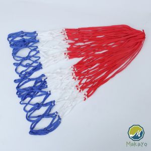 Makayo ตาข่ายห่วงบาส ตาข่ายไนล่อน อย่างดี เชือกร่ม 4mm/5mm Basketball rack net