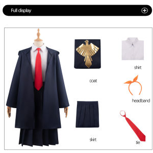 Anime Mashle: Magic and Muscles Cosplay Costume Mashle Lance Crown Lemon Irvine Magic Robe Cloak Coat Shirt Tie Adult School Uniform Robe Full Suits