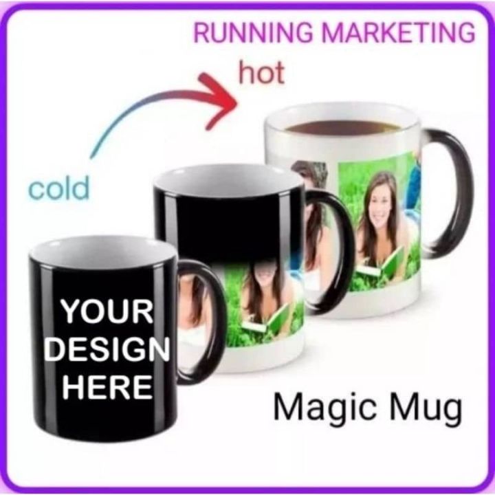 (Print Your Photo)Custom Print Ceramic Mug, Magic Mug, Gift Mug, Birthday  Mug, Wedding Mug, Plain Mug CUP Lazada