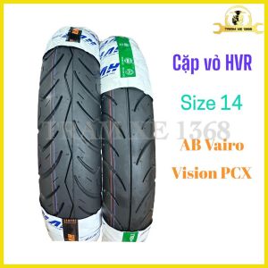 Cặp Lốp HVR Cho Xe AB110 AB125 AB150 Vairo Click Vision Airblade Vỏ Không Ruột Công Nghệ Nhật