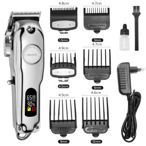 LCD Screen Hair clipper hair trimmer 100-240V cut electric rechargeable professional powerful cutter hair cutting machine haircut Cordless