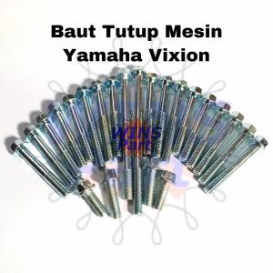 1 SET Baut Tutup Mesin Yamaha Vixion Baud Block Blok