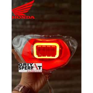 LAMPU DEPAN MIO NEW MIO SMILE DAYMAKER LED 4 LENSA