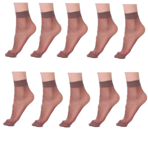 【Fairy Castle】Non-slip Short Silk Stockings Invisible Transparent Short Stockings Women Anti-hook Silk Foot Massage Socks