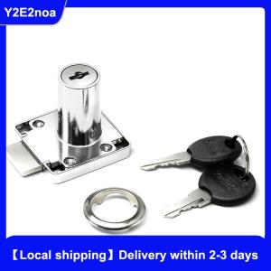 【Local shipping】 Drawer Locks with 2 Keys Cabinet Lock Rolled Steel Furniture Hardware Cam Locks