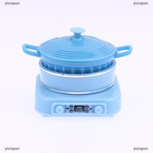 [COD] yixiayun Doll House Mini Kitchen Appliance Model Mini Electromagnetic Pot Shooting Scene Props