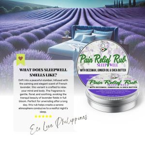 Eco Love Philippines SLEEPWELL Balm – 40g Soothing Botanical Rub for Relaxing & Recharging All Natur