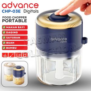 Blender Mini Portable ADVANCE CHP-03E Food Chopper Mini Bisa Dicas USB Tipe-C Blender Daging Sayur Bumbu Buah Rempah