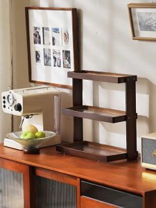 Two Layer Cup Holder Rack Space Saving Coffee Mug Display Stand Kitchen Side Cabinet Bar Home Decor Rak
