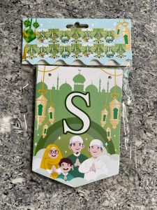 Balonasia Banner Dekorasi Lebaran / Hiasan Idul Fitri marhaban ya ramadan eid mubarak