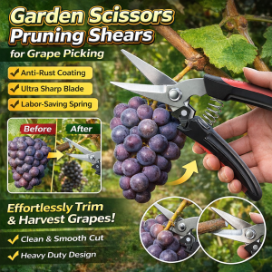 Gardening scissors for citrus grape laborsaving pruning tools