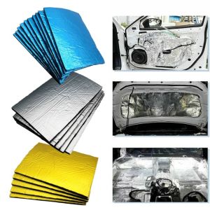 MINIFELE 262 5pcs Thickness 5mm Sound Deadener 2518cm Large Sound Proofing Mat Portable Durable Noise Insulation Mat Car Accessories