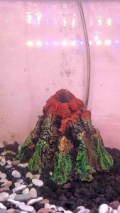 tebing miniatur volcano 13cm aquascape