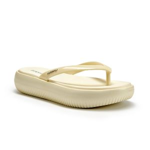 [Free Shipping] Luofu Genuine Thick-Soled Non-Slip Flip-Flops Trendy Height-Increasing Outdoor Versatile Fashionable And Lightweight For Women