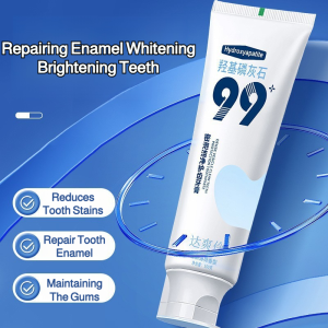 【Reduce Tooth Stains/Repair Tooth Enamel】Hydroxyapatite Toothpaste Deep Foam Clean Toothpaste Whitening And Repairing Toothpaste Gum Repair Toothpaste Loose Teeth Care Toothpaste
