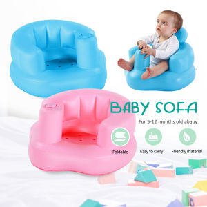 Baby Inflatable Sofa Chair Baby Seat Baby Gear Baby Chair Sofa Duck Chair SOFA Bayi Infant Dining Lunch Chair Soft Seat PVC Inflatable Sofa Kerusi Makan 宝宝沙发| DaQueen