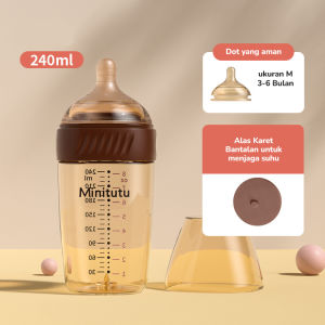 Momosee Botol Susu Bayi PPSU Botol Susu Anti Kembung BPA Free Botol Susu Bayi Anti Tumpah BB26