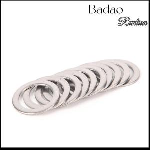 Badao 10pcs จักรยานเหยียบ spacer Crank ขี่จักรยานสแตนเลสแหวนเครื่องซักผ้า