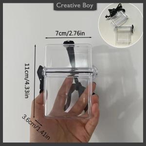 [Creative] Ins Idol Photo Card Storage Box Decorative Photocard Storage Box Waterproof Photo Picture Collect Holder Message Organizer Box