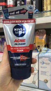 Sữa Rửa Mặt Cho Nam Nivea Men Ngăn Ngừa Mụn 100g Anti Acne Facial Foam