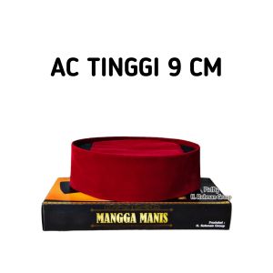 peci merah marun betawi ac tinggi 7 cm 8cm 9cm 10cm terbaru kopiah songkok warna merah maroon khas Betawi tinggi 10 cm 9cm 8cm 7cm terbaru