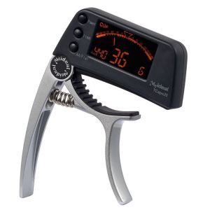Guitar Capo คาโป้กีต้าร์ 2in1 พร้อมจูนเนอร์ในตัว Built in Tuner วัสดุคุณภาพดี เกรดพรีเมี่ยม มียางรองกันรอย ได้ทั้งคาโป้และจูนเนอร์ ปรับสายกีต้าร์