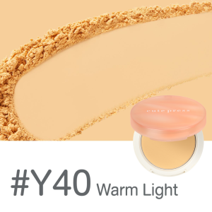 Cute Press แป้งพัฟผสมรองพื้น มายแมช MY MATCH Foundation Powder SPF35PA+++ คิวเพรส คุมมัน ติดทน หน้าไม่ดรอป กันน้ำกันเหงื่อ (ตลับส้ม) 13g.