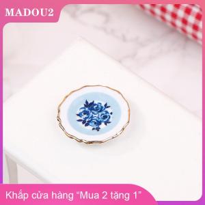 [COD] MADOU2 Nhà búp bê mini gốm handmade Nhà búp bê nhà bếp gốm trang trí trang trí bình