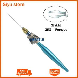 GREATLH Retinal Capsulorhexis Forceps Rear Connector Retinal Scissors Head Connection Port Ophthalmic Instrument 20G/23G/25G