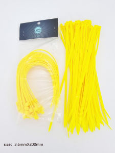 Bicycle Brake Shift Cable Color Nylon Cable Ties size3.6mmX200mm(50pcs)