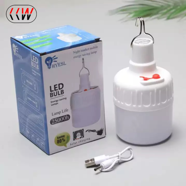 2-Pack 3000LM Rechargeable Camping Lights - 10000mAh Battery, 6500K White, 24H Runtime