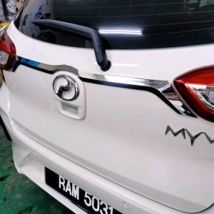 Vemart Perodua myvi gen3 2018-2022 car back door trim garnish accessories myvi fl new facelift
