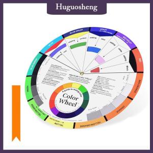 [huguosheng] Professional Paper Card Design Color Mixing Wheel Ink Chart Guidance Round